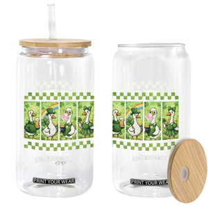 Funny Silly Irish Goose Glass Can St Patricks Day Goose Lover Gift TS12 Print Your Wear