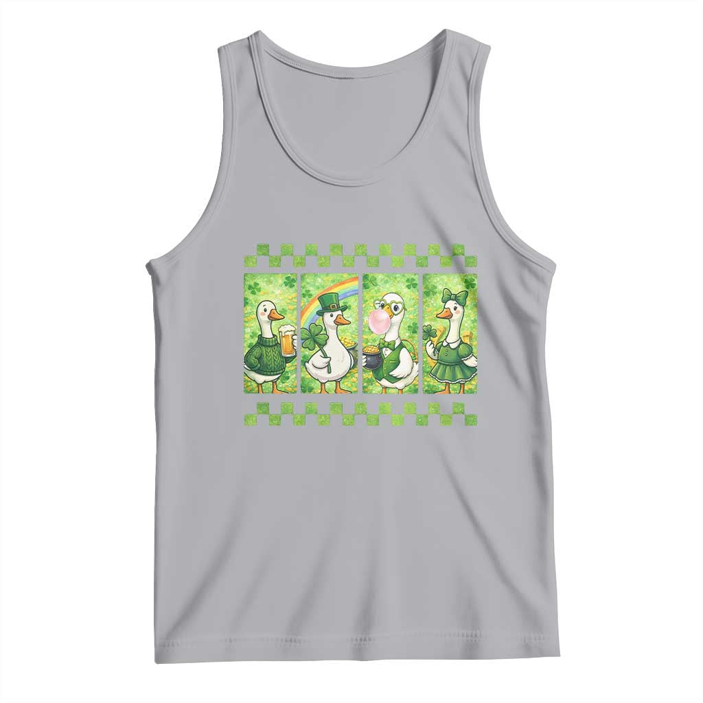 Funny Silly Irish Goose Tank Top St Patricks Day Goose Lover Gift TS12 Athletic Heather Print Your Wear