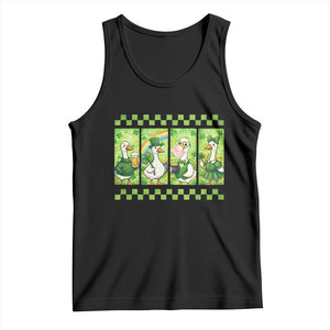 Funny Silly Irish Goose Tank Top St Patricks Day Goose Lover Gift TS12 Black Print Your Wear
