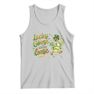 Retro Clover Duck Tank Top Lucky Goose On The Loose TS12 Ash Print Your Wear