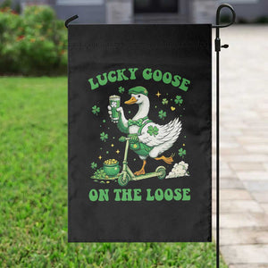 Funny Irish Goose Lover Garden Flag Lucky Goose On The Loose TS12 Print Your Wear