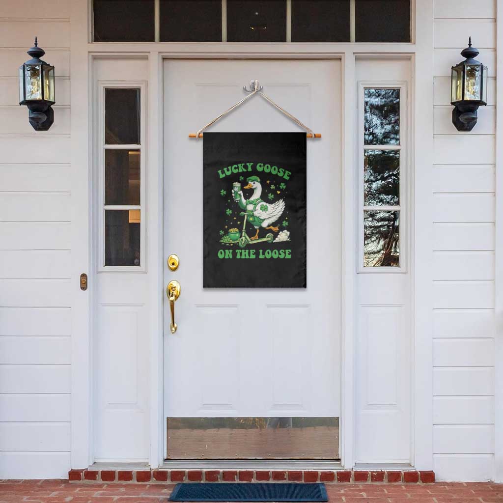 Funny Irish Goose Lover Garden Flag Lucky Goose On The Loose TS12 Print Your Wear