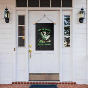 Funny Irish Goose Lover Garden Flag Lucky Goose On The Loose TS12 Print Your Wear