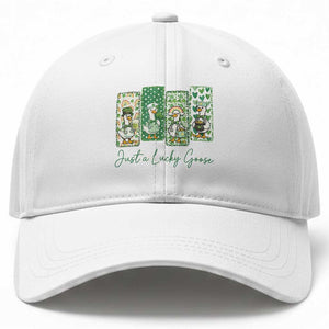 Just A Lucky Goose Nurse Baseball Cap St Patricks Day Gift TS12 Print Your Wear
