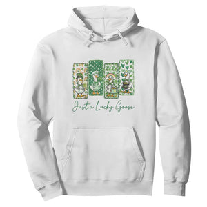 Just A Lucky Goose Nurse Hoodie St Patricks Day Gift TS12 White Print Your Wear
