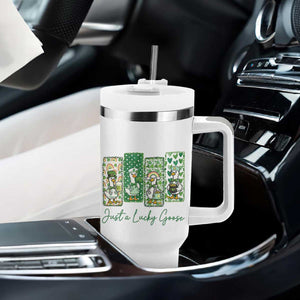 Just A Lucky Goose Nurse Tumbler With Handle St Patricks Day Gift TS12 Print Your Wear
