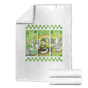 Funny Goose Radiologic Technologist Throw Blanket St Patricks Day Gift TS12 White Print Your Wear