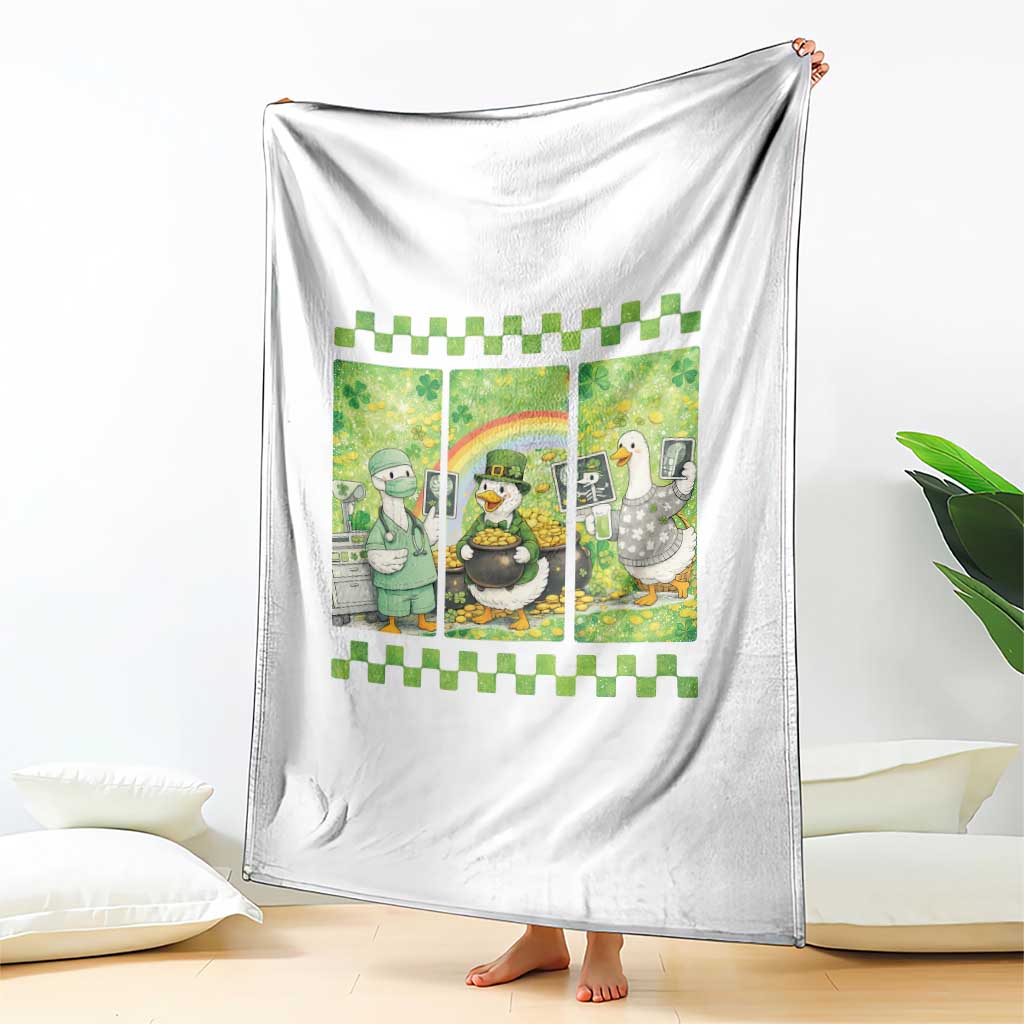 Funny Goose Radiologic Technologist Throw Blanket St Patricks Day Gift TS12 Print Your Wear