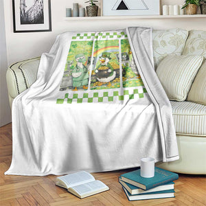 Funny Goose Radiologic Technologist Throw Blanket St Patricks Day Gift TS12 Print Your Wear