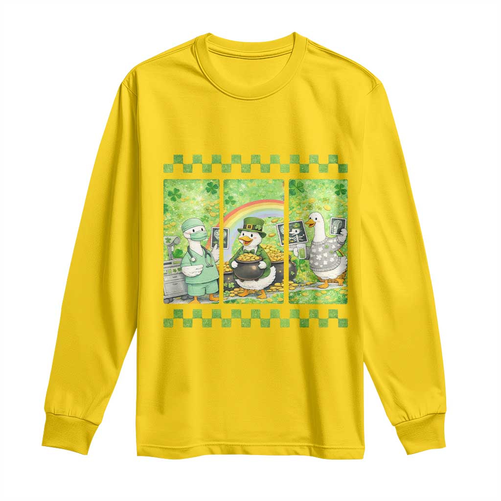 Funny Goose Radiologic Technologist Long Sleeve Shirt St Patricks Day Gift TS12 Daisy Print Your Wear
