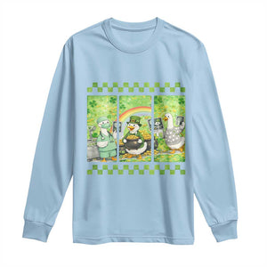 Funny Goose Radiologic Technologist Long Sleeve Shirt St Patricks Day Gift TS12 Light Blue Print Your Wear