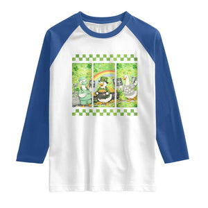 Funny Goose Radiologic Technologist Raglan Shirt St Patricks Day Gift TS12 White Royal Print Your Wear