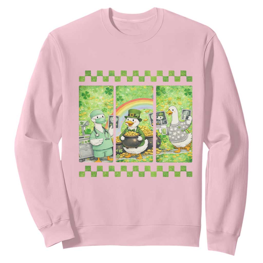 Funny Goose Radiologic Technologist Sweatshirt St Patricks Day Gift TS12 Light Pink Print Your Wear