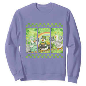 Funny Goose Radiologic Technologist Sweatshirt St Patricks Day Gift TS12 Violet Print Your Wear