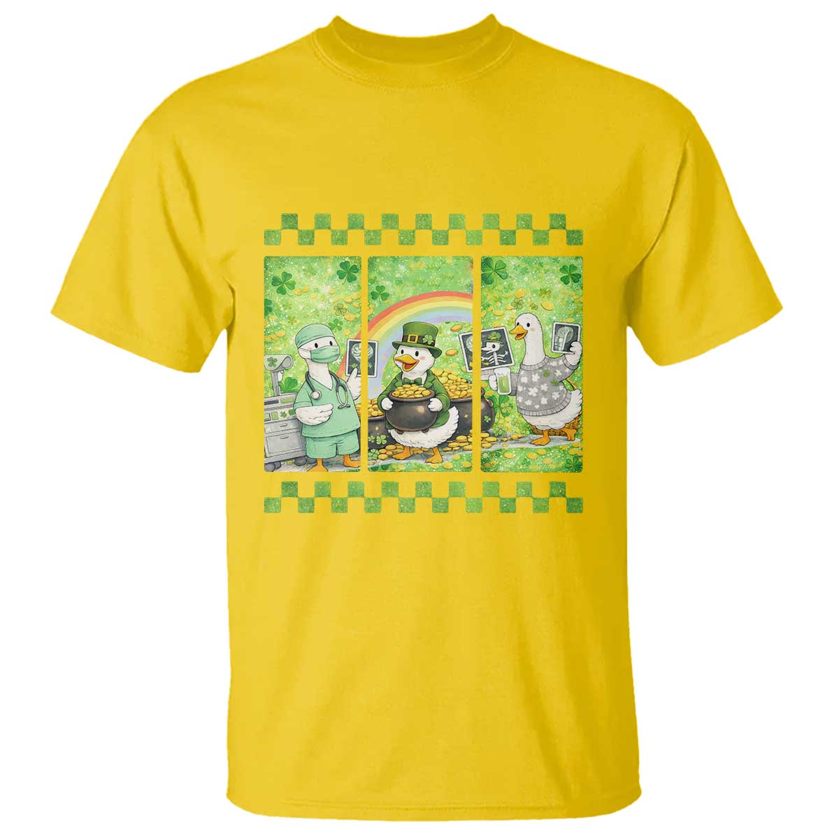 Funny Goose Radiologic Technologist T Shirt St Patricks Day Gift TS12 Daisy Print Your Wear