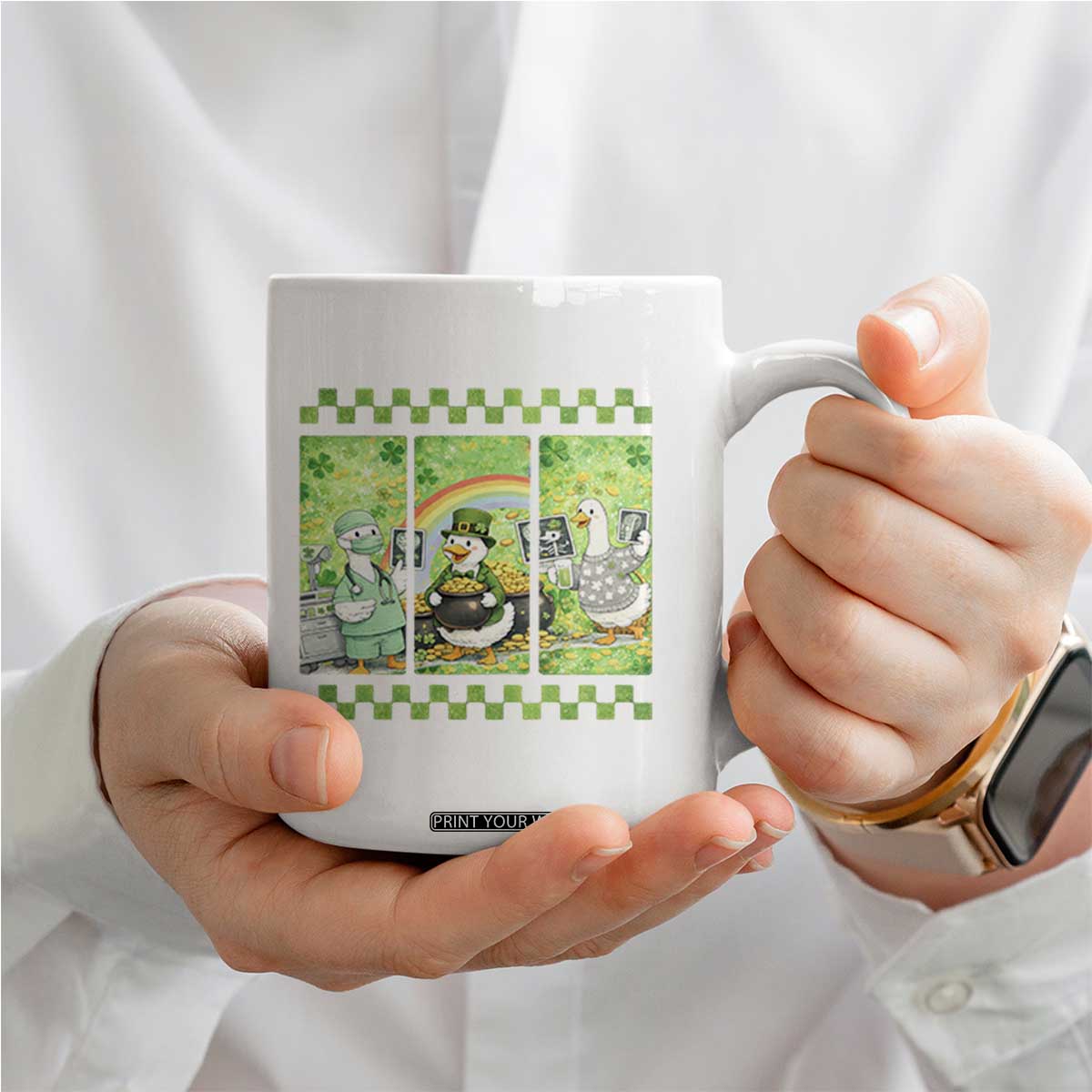 Funny Goose Radiologic Technologist Coffee Mug St Patricks Day Gift TS12 Print Your Wear
