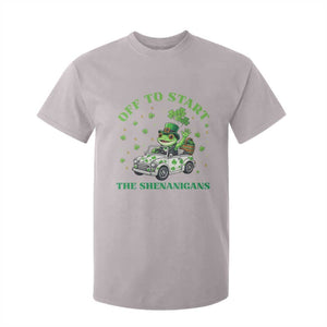 Off To Start The Shenanigans T Shirt For Kid St Patricks Day Frog TS12 Ice Gray Print Your Wear