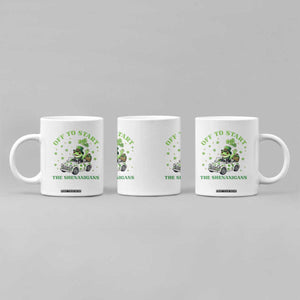 Off To Start The Shenanigans Coffee Mug St Patricks Day Frog TS12 Print Your Wear