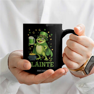 Funny Slainte Irish Frog Beer St Patricks Day Coffee Mug TS12 Print Your Wear