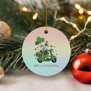 Funny Silly Irish Goose Ceramic Ornament Off To Commit Irish Foolery TS12 1pc Pastel Print Your Wear