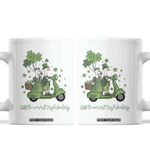 Funny Silly Irish Goose Coffee Mug Off To Commit Irish Foolery TS12 White Print Your Wear