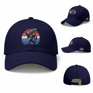 Funny Patriotic Mothman Baseball Cap West Virginia Cryptid Lover Gift TS12 Baseball Cap Universal Fit Dark Blue Print Your Wear
