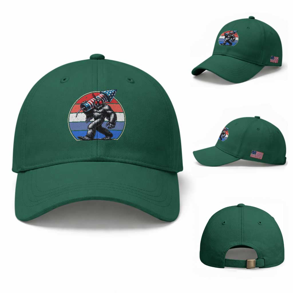 Funny Patriotic Mothman Baseball Cap West Virginia Cryptid Lover Gift TS12 Baseball Cap Universal Fit Irish Green Print Your Wear