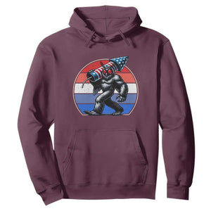 Funny Patriotic Mothman Hoodie West Virginia Cryptid Lover Gift TS12 Maroon Print Your Wear