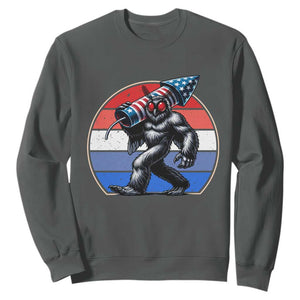 Funny Patriotic Mothman Sweatshirt West Virginia Cryptid Lover Gift TS12 Dark Heather Print Your Wear