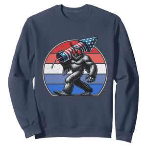 Funny Patriotic Mothman Sweatshirt West Virginia Cryptid Lover Gift TS12 Navy Print Your Wear