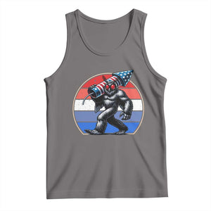 Funny Patriotic Mothman Tank Top West Virginia Cryptid Lover Gift TS12 Deep Heather Print Your Wear