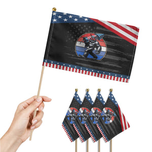 Funny Patriotic Mothman Patriotic Handheld Flag West Virginia Cryptid Lover Gift TS12 Print Your Wear