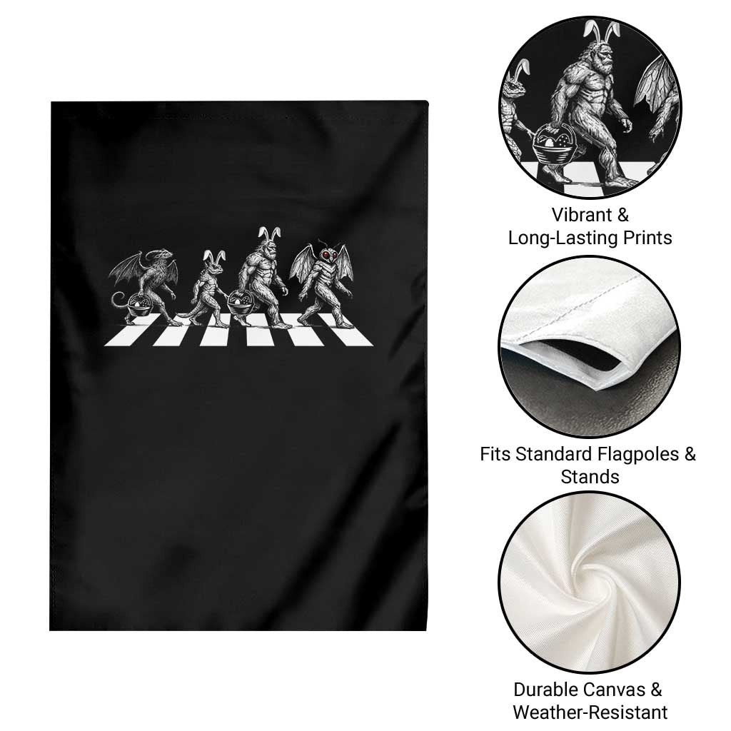 Funny Easter Cryptid Walk Garden Flag Bigfoot Mothman Jersey Devil Chupacabra TS12 Print Your Wear