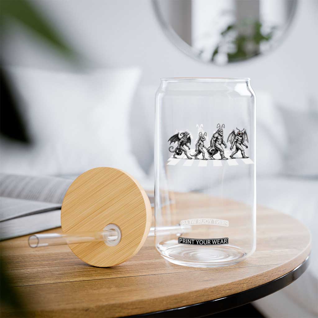 Funny Easter Cryptid Walk Glass Can Bigfoot Mothman Jersey Devil Chupacabra TS12 Print Your Wear