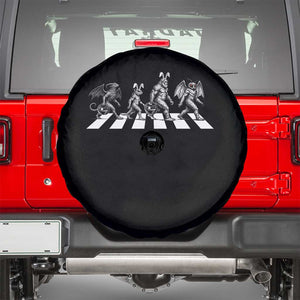 Funny Easter Cryptid Walk Spare Tire Cover Bigfoot Mothman Jersey Devil Chupacabra TS12 Black Print Your Wear