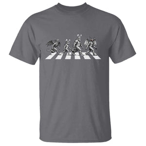 Funny Easter Cryptid Walk T Shirt Bigfoot Mothman Jersey Devil Chupacabra TS12 Charcoal Print Your Wear