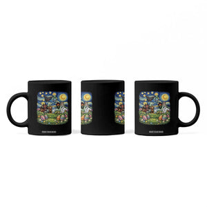 Funny Cryptid Starry Night Easter Coffee Mug Monster Lover Gift TS12 Print Your Wear