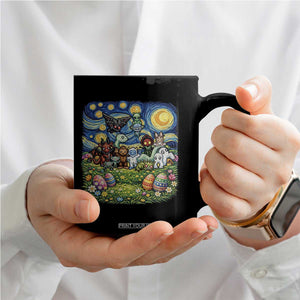 Funny Cryptid Starry Night Easter Coffee Mug Monster Lover Gift TS12 Print Your Wear