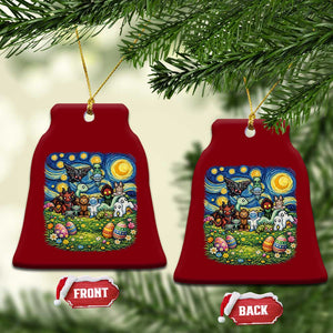 Funny Cryptid Starry Night Easter Ceramic Ornament Monster Lover Gift TS12 Print Your Wear