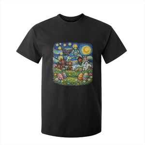 Funny Cryptid Starry Night Easter T Shirt For Kid Monster Lover Gift TS12 Black Print Your Wear