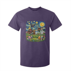 Funny Cryptid Starry Night Easter T Shirt For Kid Monster Lover Gift TS12 Purple Print Your Wear