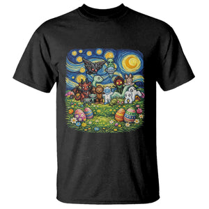 Funny Cryptid Starry Night Easter T Shirt Monster Lover Gift TS12 Black Print Your Wear