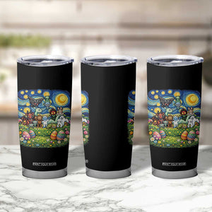 Funny Cryptid Starry Night Easter Tumbler Cup Monster Lover Gift TS12 Print Your Wear