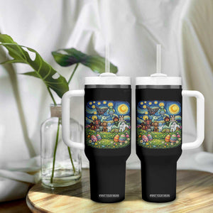 Funny Cryptid Starry Night Easter Tumbler With Handle Monster Lover Gift TS12 Print Your Wear