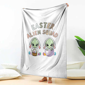 Funny Easter Alien Squad Bunny Ears Gift Throw Blanket TS12 Print Your Wear