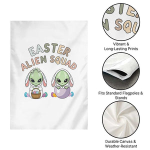 Funny Easter Alien Squad Bunny Ears Gift Garden Flag TS12 Print Your Wear