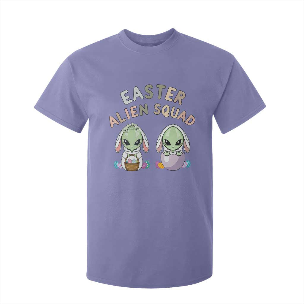 Funny Easter Alien Squad Bunny Ears Gift T Shirt For Kid TS12 Violet Print Your Wear