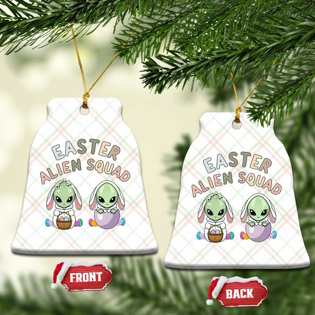 Funny Easter Alien Squad Bunny Ears Gift Ceramic Ornament TS12 Print Your Wear