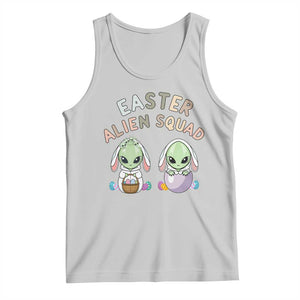 Funny Easter Alien Squad Bunny Ears Gift Tank Top TS12 Ash Print Your Wear