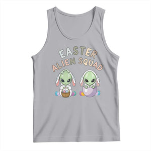 Funny Easter Alien Squad Bunny Ears Gift Tank Top TS12 Athletic Heather Print Your Wear